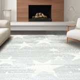 Charming Playful Star Motif(Gray)