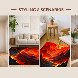 Contemporary Lava Flow Aesthetic(Red)