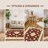 Graceful Intricate Border Accent(Red)