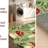 Cozy Earthy Tones Mushroom Design(Green)