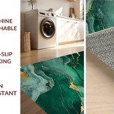 Elegant Glittering Geometric Composition(Green)