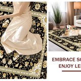 Stylish Cream and Black Lattice(Black)