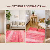 Charming Heart Motif in Red(Red)