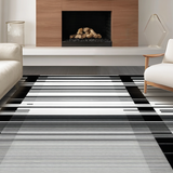 Edgy Modern Symmetrical Lines(Black)