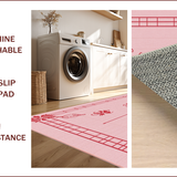 Ultra Soft Area Rug, Non Slip, Stain Resistant, Washable Area Rugs for Living Room, Bedroom, Cowgirl Boots Disco(Pink) - ODIKA