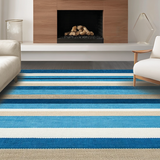 Chic Abstract Linear Aesthetic(Blue)