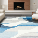 Trendy toned Artistic Flow(Blue)