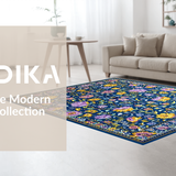Whimsical Multicolor Petal Arrangement(Blue)