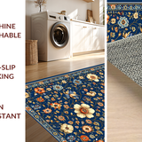 Whimsical Colorful Blooming Design(Blue)