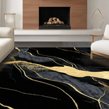 Contemporary Elegant Marble Influence(Black)