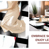 Sophisticated Artistic Black and White Theme(White)