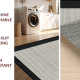 Elegant Natural Fiber Weave(Gray)