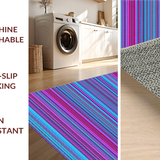 Artistic Striped Amorphous Design(Blue)