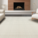 Ultra Soft Area Rug, Non Slip, Stain Resistant, Washable Area Rugs for Living Room, Bedroom, Sophisticated Subtle Ogee Style(Beige)