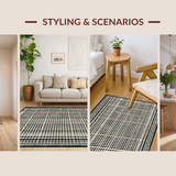 Sophisticated Symmetrical Lattice Appeal(Beige)