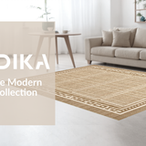 Chic Geometric Earth Tone Design(Beige)