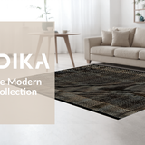 Ultra Soft Area Rug, Non Slip, Stain Resistant, Washable Area Rugs for Living Room, Bedroom, Classic Warm Toned Animal Print(Brown)