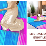 Contemporary Colorful Wave Design(Blue)