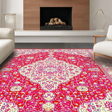 Contemporary Geometric Motif Fusion(Red)