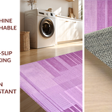 Ultra Soft Area Rug, Non Slip, Stain Resistant, Washable Area Rugs for Living Room, Bedroom, Elegant Smooth Surface Modern Appeal(Purple)
