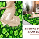 Whimsical Clover Patterned Decor(Green)