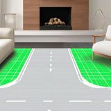 Charming Gray Roadway Aesthetic(Green)