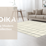 Minimalist Cream Linear Motif(Beige)