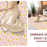 Ultra Soft Area Rug, Non Slip, Stain Resistant, Washable Area Rugs for Living Room, Bedroom, Delicate Floral Modern Aesthetic(Pink)
