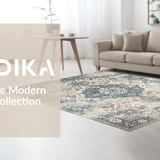 Elegant Gray Geometric Texture(Blue)
