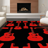Eclectic Abstract Musical Design Elements(Red)
