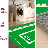 Lively Nature Inspired Bath Mat(Green)