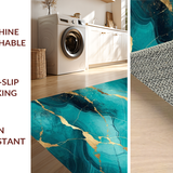 Gold Cracked Swirl Artistry(Blue)