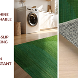 Ultra Soft Area Rug, Non Slip, Stain Resistant, Washable Area Rugs for Living Room, Bedroom, Stylish Vibrant Garden Backdrop(Green)