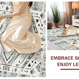 Chic Geometric Earth Tone Motif(Gray)