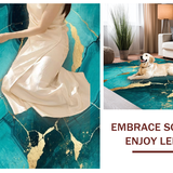 Gold Cracked Swirl Artistry(Blue)