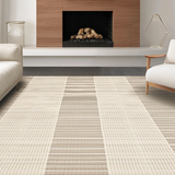 Contemporary Minimalist Lattice Motif(Beige)