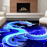 Enchanting Celestial Wildlife Motif(Blue)