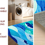 Blue Graphic Fantasy Scene(Blue)