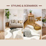 Unique Eclectic Faded Textures(Beige)