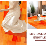 Ultra Soft Area Rug, Non Slip, Stain Resistant, Washable Area Rugs for Living Room, Bedroom, Burnt Orange Shag Rug for Cozy Teen Bedroom(Orange)