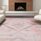 Vintage Floral Tiled Elegance(Pink)