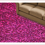 Ultra Soft Area Rug, Non Slip, Stain Resistant, Washable Area Rugs for Living Room, Bedroom, Chic Pink Leopard Aesthetic(Pink)