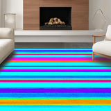 Charming Colorful Geometric Delight(Blue)