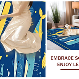 Oceanic Playful Graphic Motif(Blue)