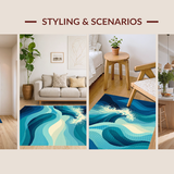 Charming Irregular Beach(Blue)