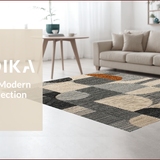 Ultra Soft Area Rug, Non Slip, Stain Resistant, Washable Area Rugs for Living Room, Bedroom, Vintage Abstract Boho(Gray)