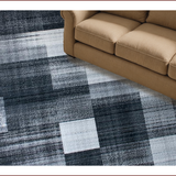 Chic Distressed Diamond Motif(Gray)