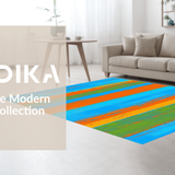 Artistic Fluid Brushstroke Design(Blue)