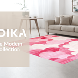 Delightful Cozy White Fluffy Aesthetic(Pink)