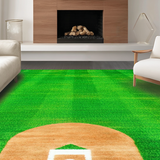 Energetic Sports Motif with White Accents(Green)